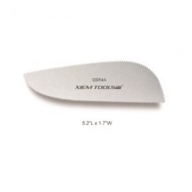 Stainless Steel Serrated Clay Rib (L)